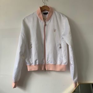 Playboy white pink jacket